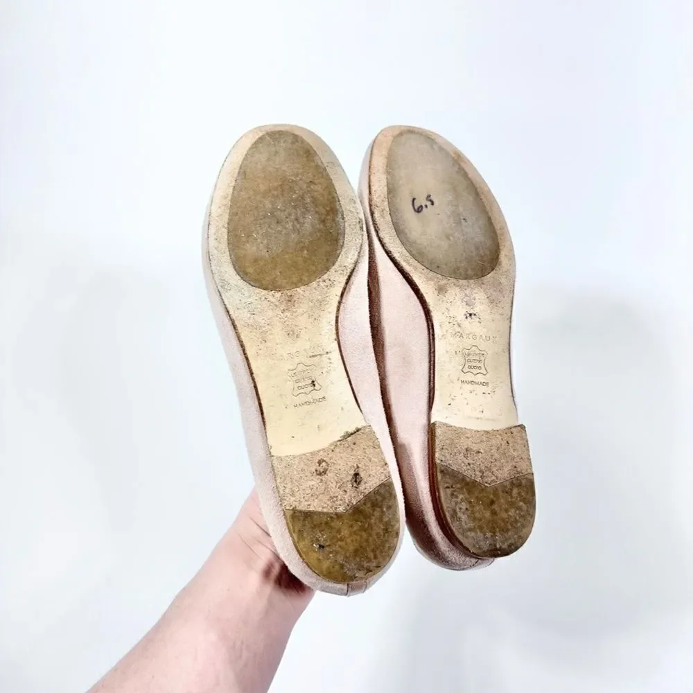 Margaux camel suede ballet flats 6.5
